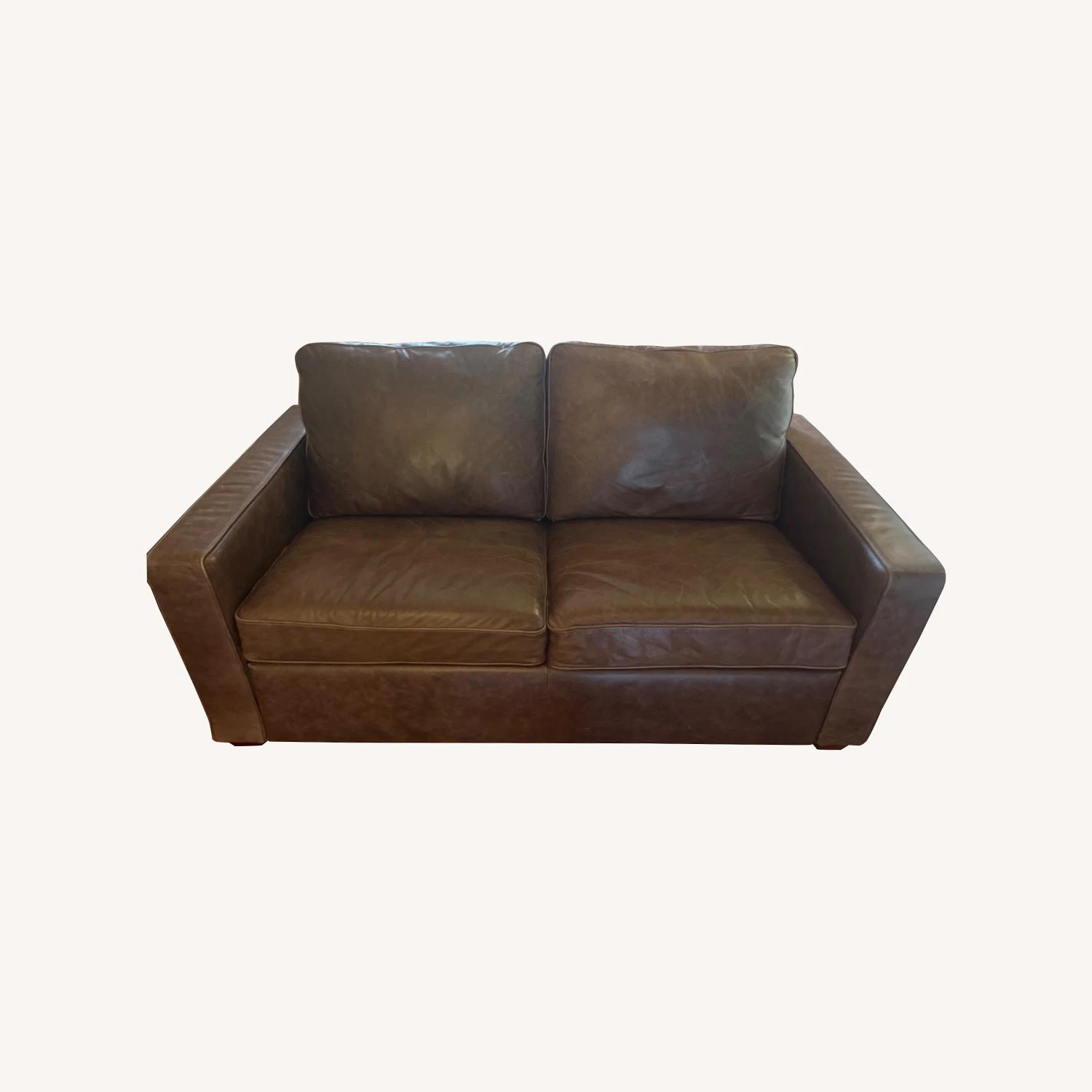 Other Rivet Andrews Contemporary Leather Loveseat Sofa 6 Other Rivet Andrews Contemporary Leather Loveseat Sofa - Image 4