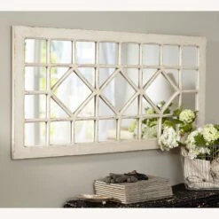 Pottery Barn Trellis Accent Mirror 26" X 53" -Home Furnishings Store 1500 1500 frame 0 10092