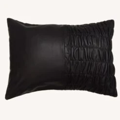 Other Modern Ruched Leather Pillow -Home Furnishings Store 1500 1500 frame 0 10191