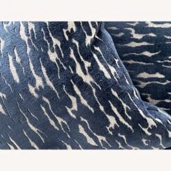 West Elm Velvet Blue Silver Pillow+Insert 20x20 -Home Furnishings Store 1500 1500 frame 0 10203