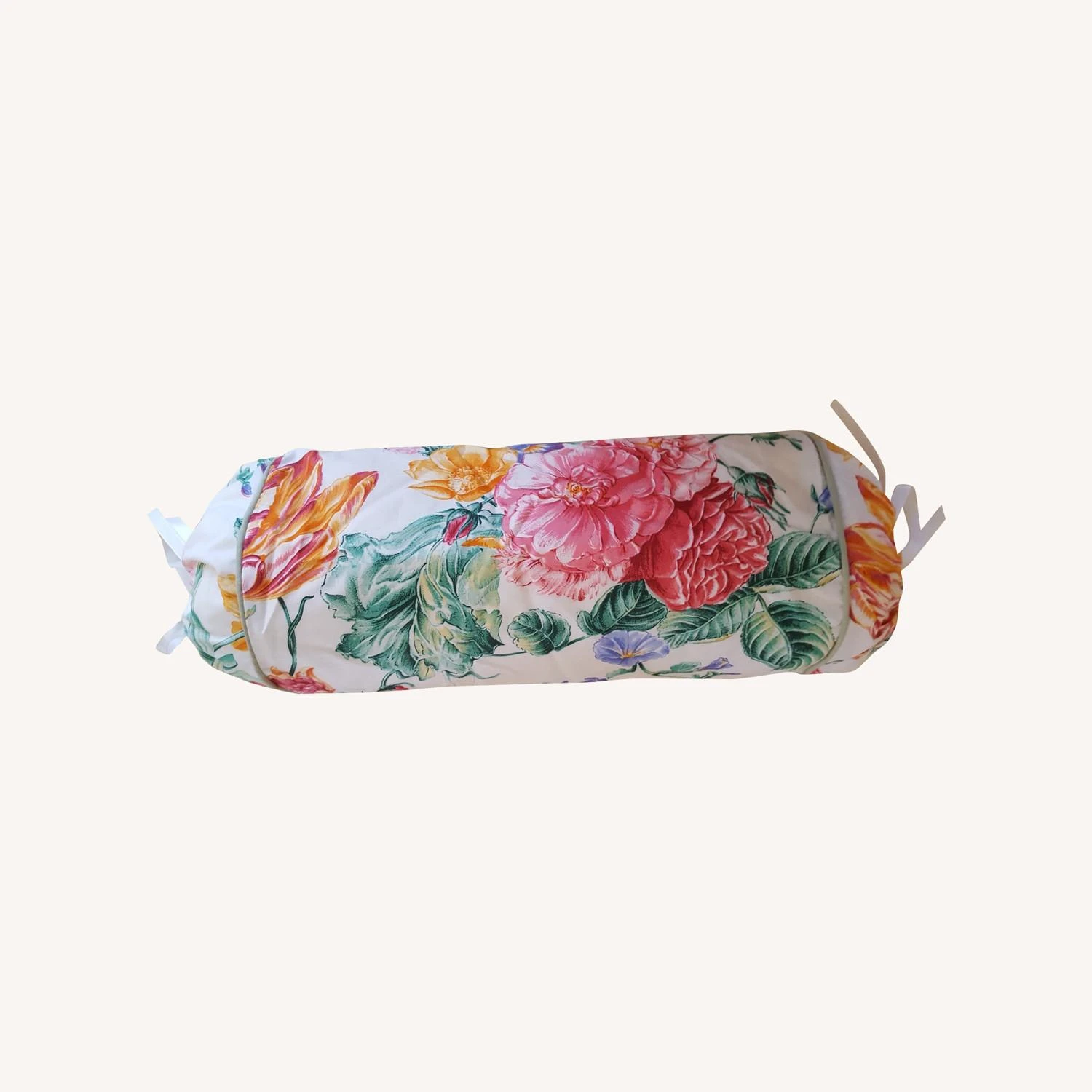 Other Floral Bedskirt & Neckroll - Full Size 4 Other Floral Bedskirt & Neckroll - Full Size - Image 2
