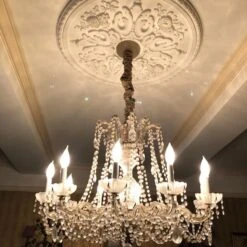 Other Georgian Style Cut Crystal Ten Light Chandelier -Home Furnishings Store 1500 1500 frame 0 10447
