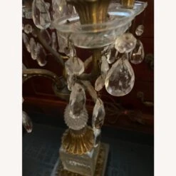Antique 1940s Brass Crystal Glass Table Lamps -Home Furnishings Store 1500 1500 frame 0 10484