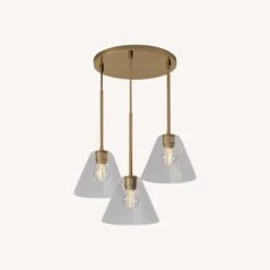 West Elm Sculptural 3-Light Chandelier -Home Furnishings Store 1500 1500 frame 0 10586