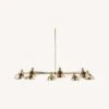 CB2 Presley Polished Brass Chandelier