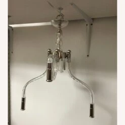 Inverted Four Arms Glass & Nickel Chandelier 13 Inverted Four Arms Glass & Nickel Chandelier -Home Furnishings Store 1500 1500 frame 0 10601