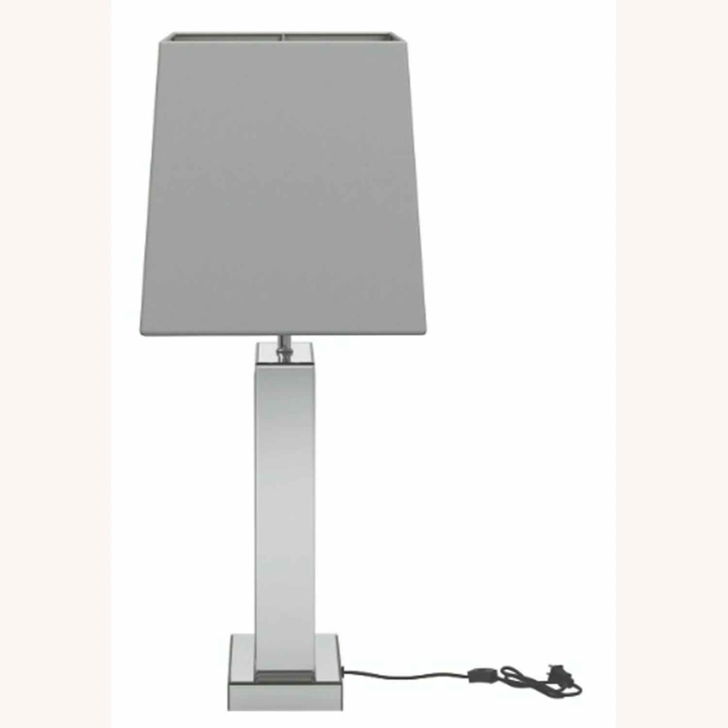 Other Contemporary Style Table Lamp In Silver Finish 7 Other Contemporary Style Table Lamp In Silver Finish - Image 5