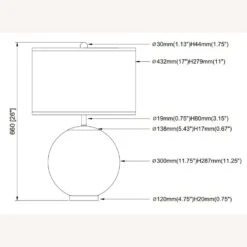 Other Table Lamp In Linen-Like White Drum Shade 11 Other Table Lamp In Linen-Like White Drum Shade -Home Furnishings Store 1500 1500 frame 0 10630