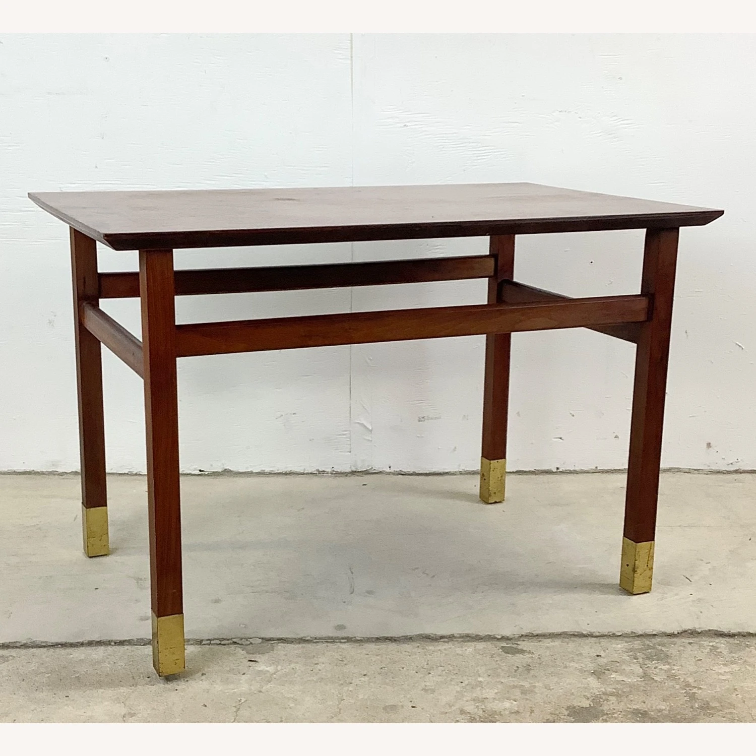 Mid-Century Walnut End Table Or Lamp Table 10 Mid-Century Walnut End Table Or Lamp Table - Image 8