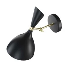 Other Wall Sconce In Black Round Powder-Coated Shade -Home Furnishings Store 1500 1500 frame 0 10744