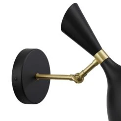 Other Wall Sconce In Black Round Powder-Coated Shade -Home Furnishings Store 1500 1500 frame 0 10746