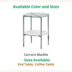Other End Table In Carrara Faux Marble Top -Home Furnishings Store 1500 1500 frame 0 1080