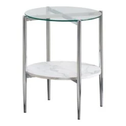 Other End Table In Carrara Faux Marble Top -Home Furnishings Store 1500 1500 frame 0 1082