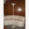 Bloomingdale's Modern White Floor Lamp