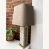 Marble Grey West Elm Lamp With Shades