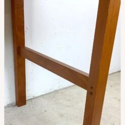 Scandinavian Modern Teak And Tile Console Table