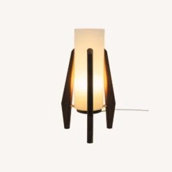 Other Mid Century Modern American Walnut Lamp