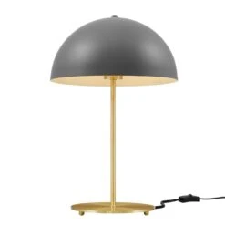 Other Gray Metal Dome Table Lamp 17 Other Gray Metal Dome Table Lamp -Home Furnishings Store 1500 1500 frame 0 11264