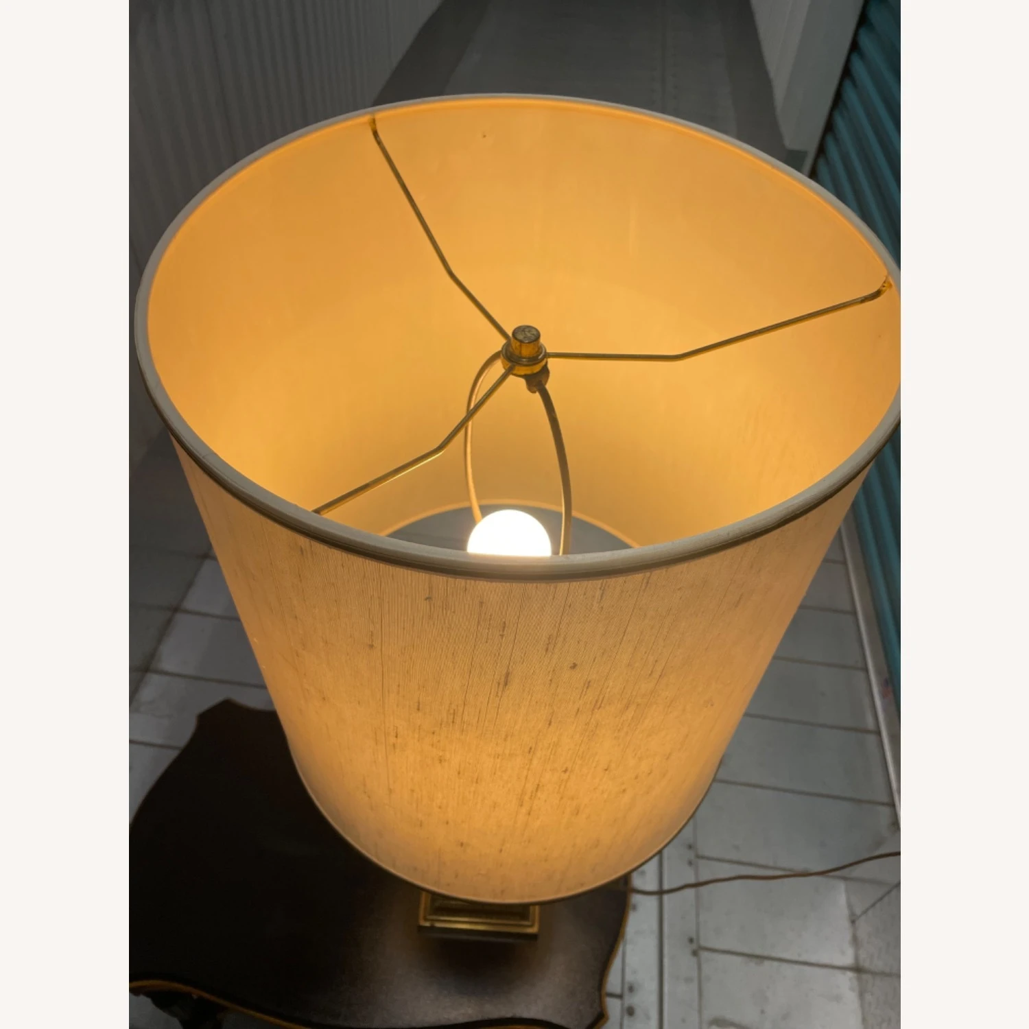 Pair Of Hollywood Regency Style Brass Stiffel Lamps 8 Pair Of Hollywood Regency Style Brass Stiffel Lamps - Image 6