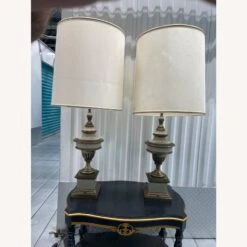 Pair Of Hollywood Regency Style Brass Stiffel Lamps 29 Pair Of Hollywood Regency Style Brass Stiffel Lamps -Home Furnishings Store 1500 1500 frame 0 11279