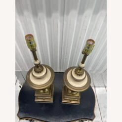 Pair Of Hollywood Regency Style Brass Stiffel Lamps 31 Pair Of Hollywood Regency Style Brass Stiffel Lamps -Home Furnishings Store 1500 1500 frame 0 11281