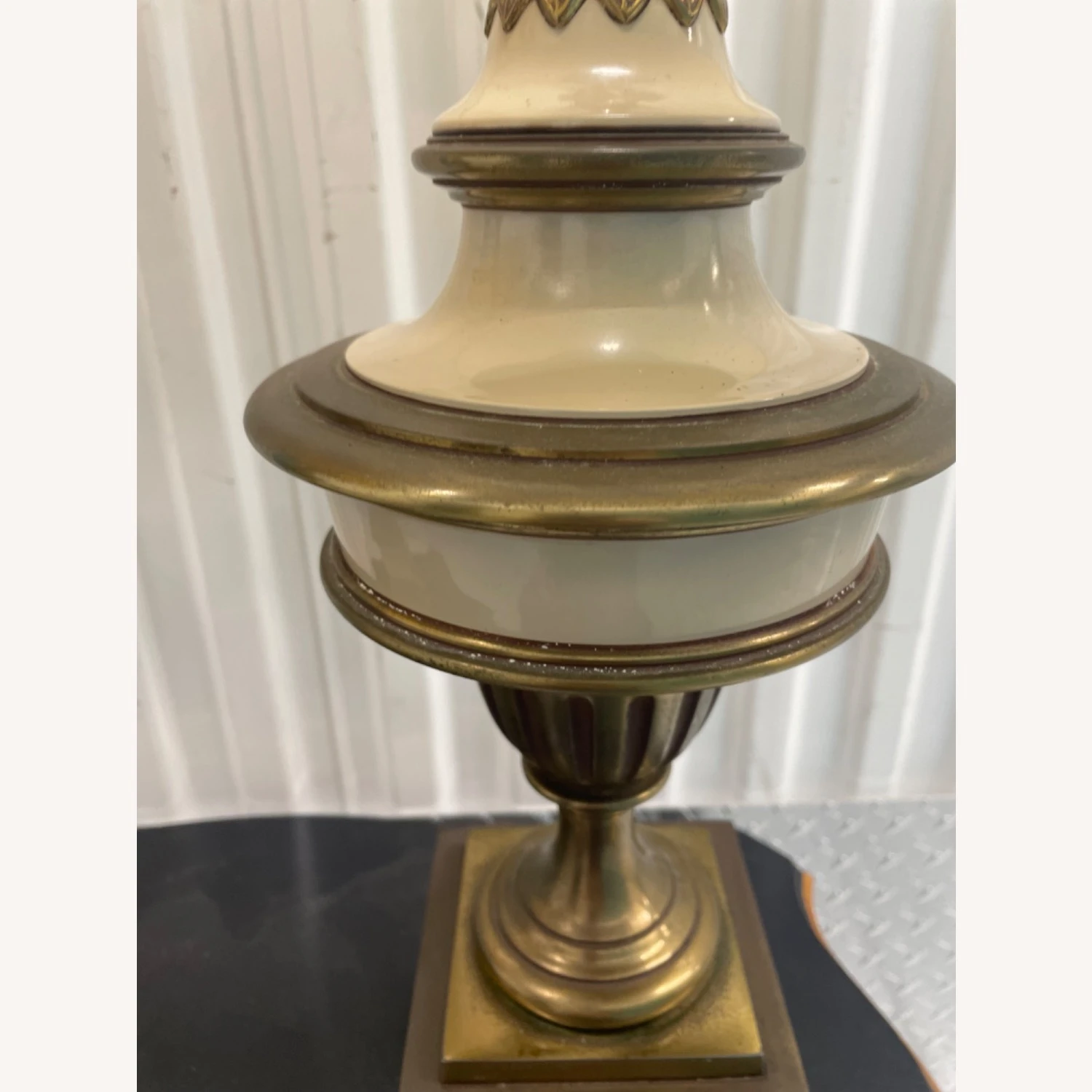 Pair Of Hollywood Regency Style Brass Stiffel Lamps 18 Pair Of Hollywood Regency Style Brass Stiffel Lamps - Image 16