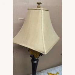 Other Cast Plaster Table Lamp Brown 37" Hg Square Shade -Home Furnishings Store 1500 1500 frame 0 11297