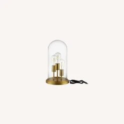 Other Table Lamp In Glass Bell Shade &Antique Brass Base -Home Furnishings Store 1500 1500 frame 0 11340