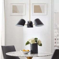 Other 3-Light Pendant Light In Black &Satin Brass Finish 25 Other 3-Light Pendant Light In Black &Satin Brass Finish -Home Furnishings Store 1500 1500 frame 0 11399