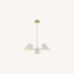 Other 3-Light Pendant Light In White&Satin Brass Canopy -Home Furnishings Store 1500 1500 frame 0 11405