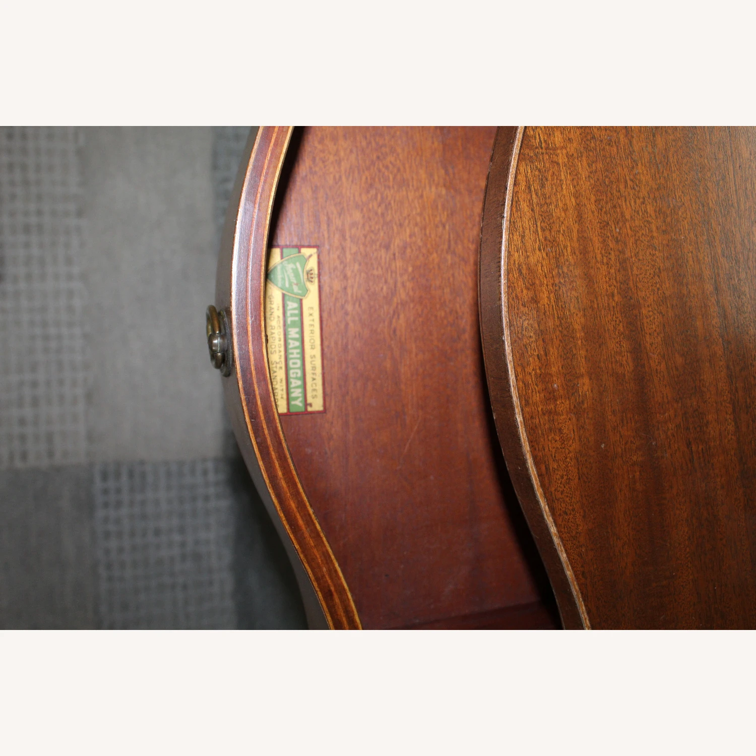 Vintage Imperial Furniture Mahogany Side Table 14 Vintage Imperial Furniture Mahogany Side Table - Image 12