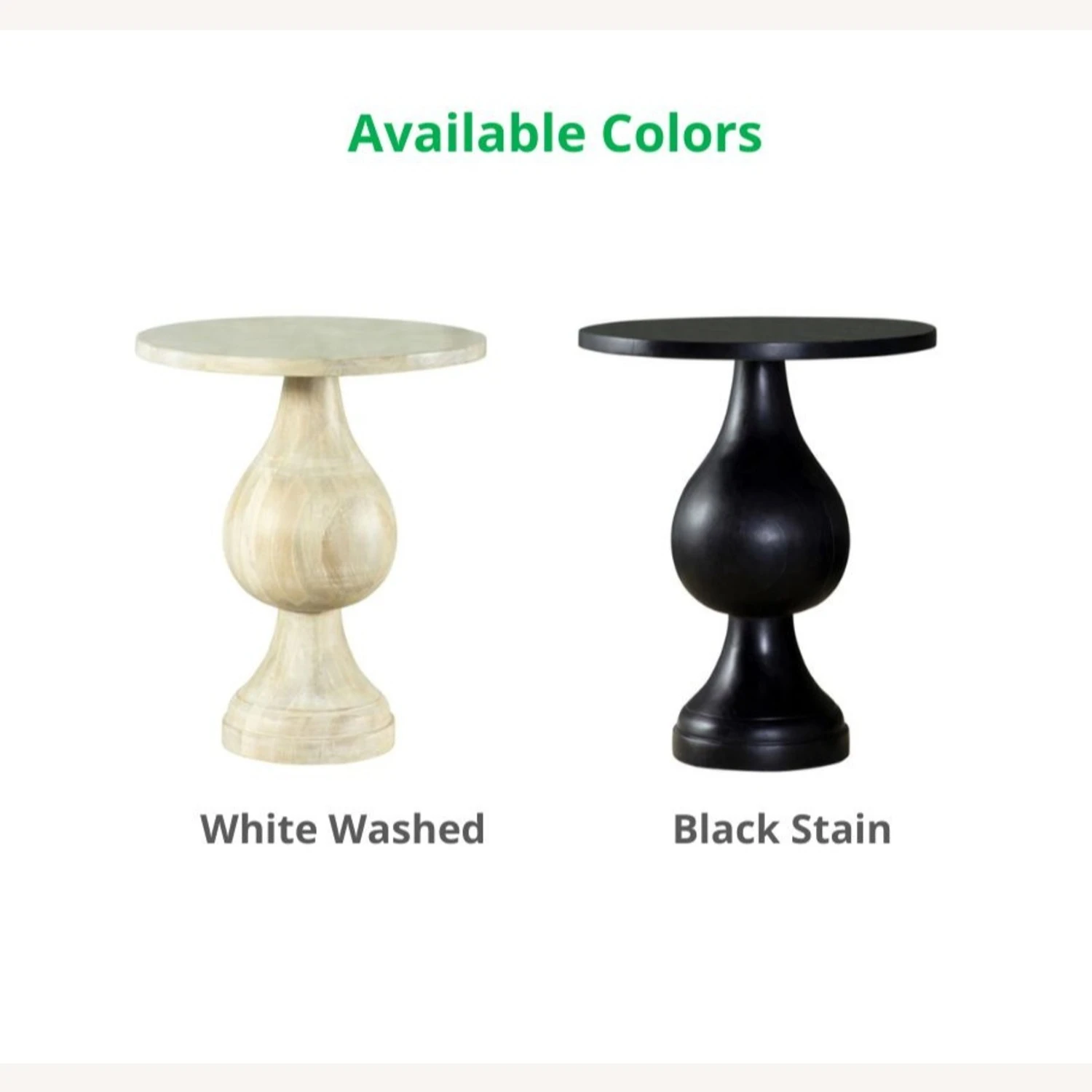 Other Accent Table In Black Stain Wood Finish 4 Other Accent Table In Black Stain Wood Finish - Image 2