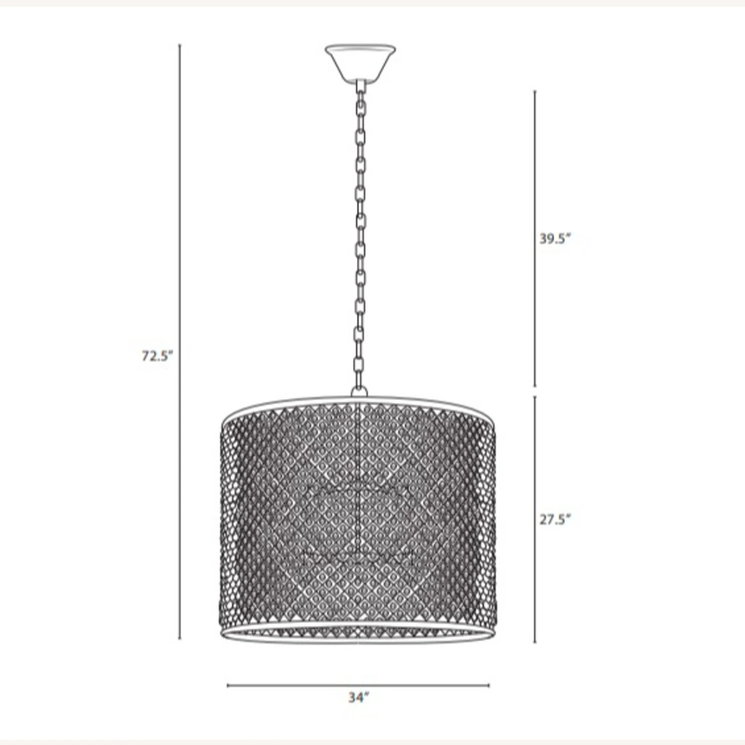 Other Chandelier In Brown Steel W/ Crystal Bead Fillings 5 Other Chandelier In Brown Steel W/ Crystal Bead Fillings - Image 3