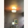 Semi-flush Textured Ceiling Light