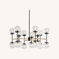 Home Furnishings Store 33 Pottery Barn Reese Metal Round Chandelier