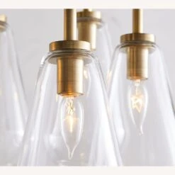 Home Furnishings Store 29 Pottery Barn Albany Glass & Metal Multi-Light Pendant