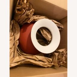 Home Furnishings Store 25 Gubi Ronde Pendant In Rust With Black Canopy