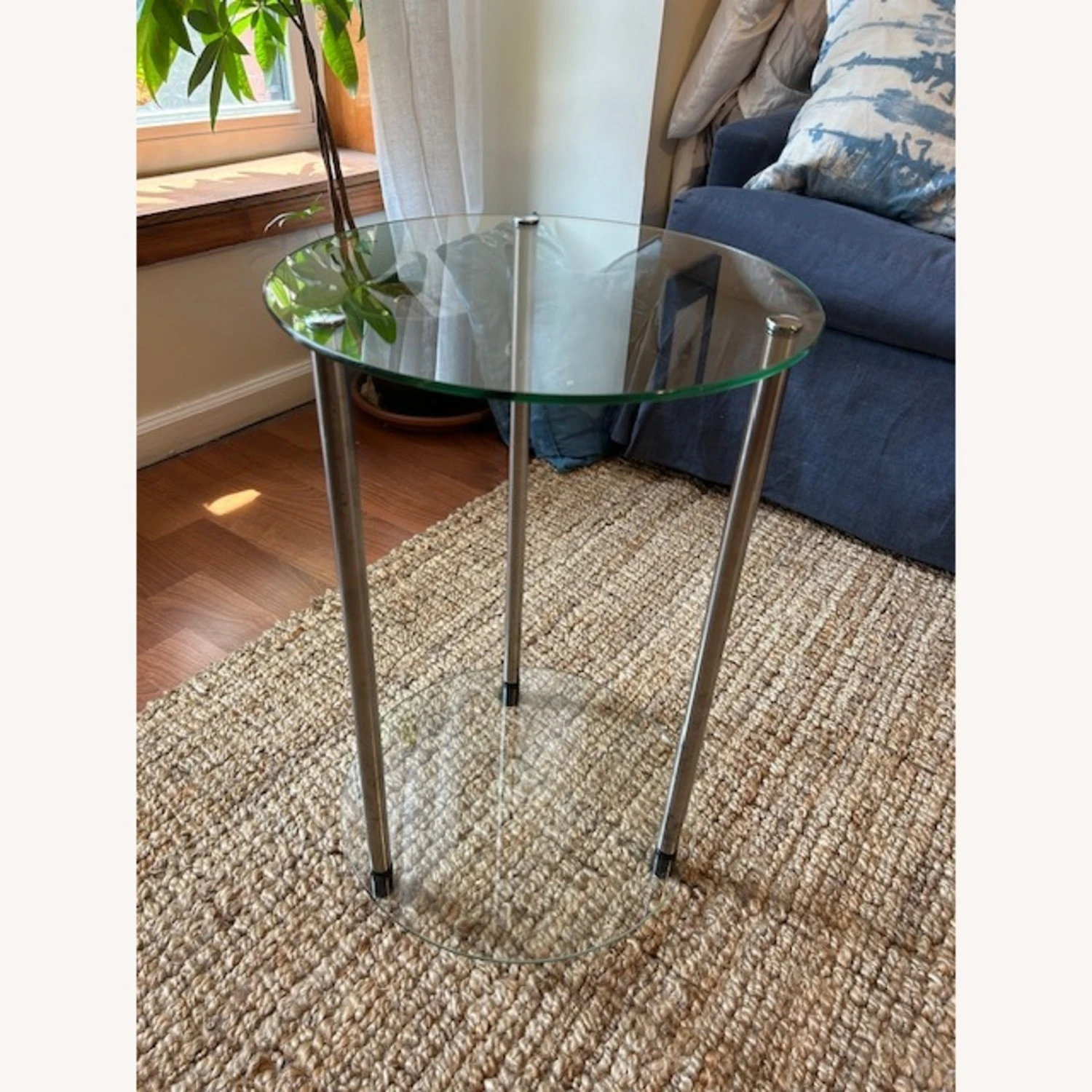 Vintage Chrome Side Table 3 Vintage Chrome Side Table