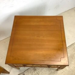 Pair Vintage Square End Tables With Single Drawer -Home Furnishings Store 1500 1500 frame 0 1236