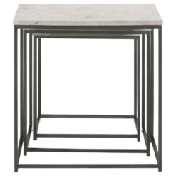 Other 3-Piece Nesting Table In White Marble Top Finish -Home Furnishings Store 1500 1500 frame 0 1260