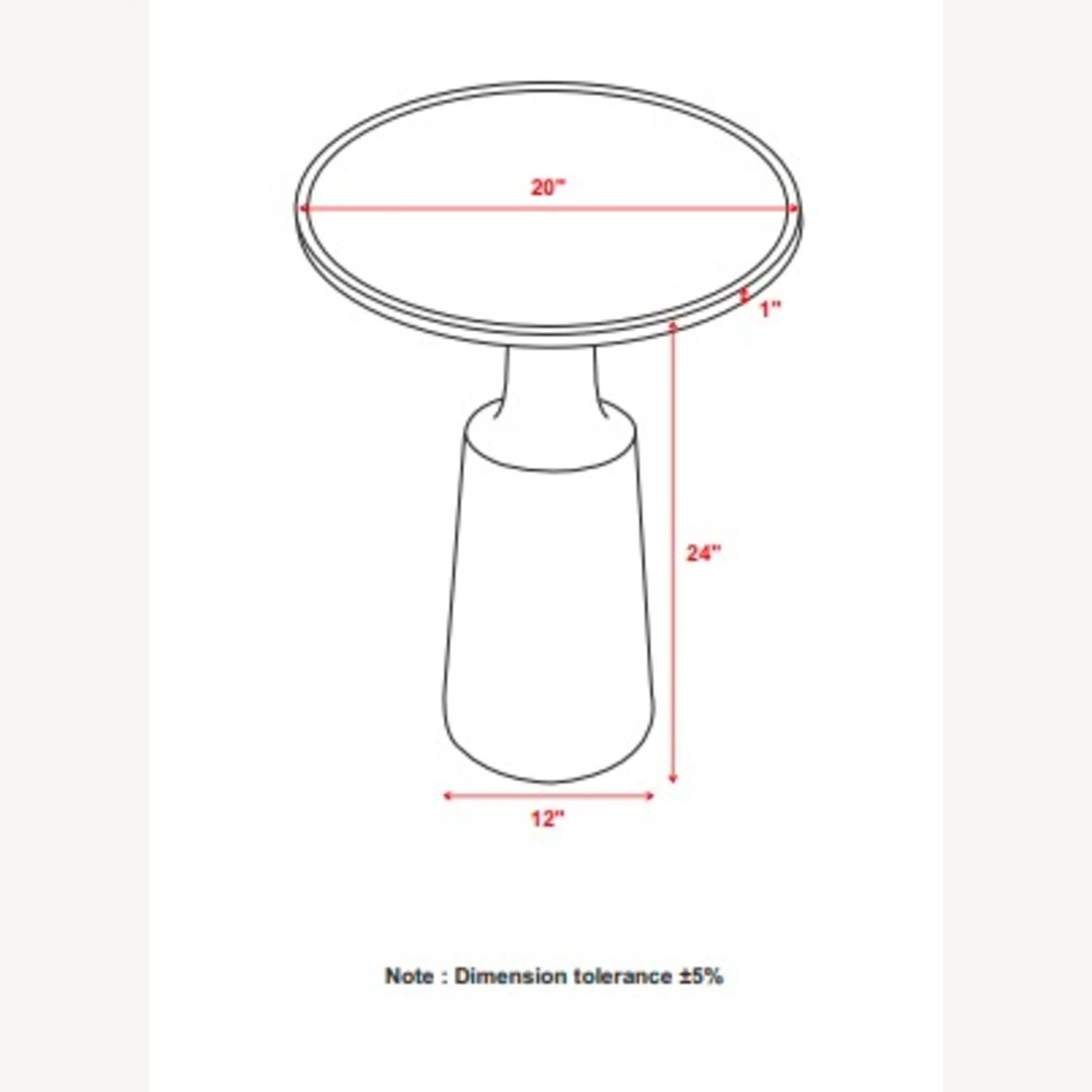 Other Accent Table In Black Stain Mango Wood Finish 5 Other Accent Table In Black Stain Mango Wood Finish - Image 3