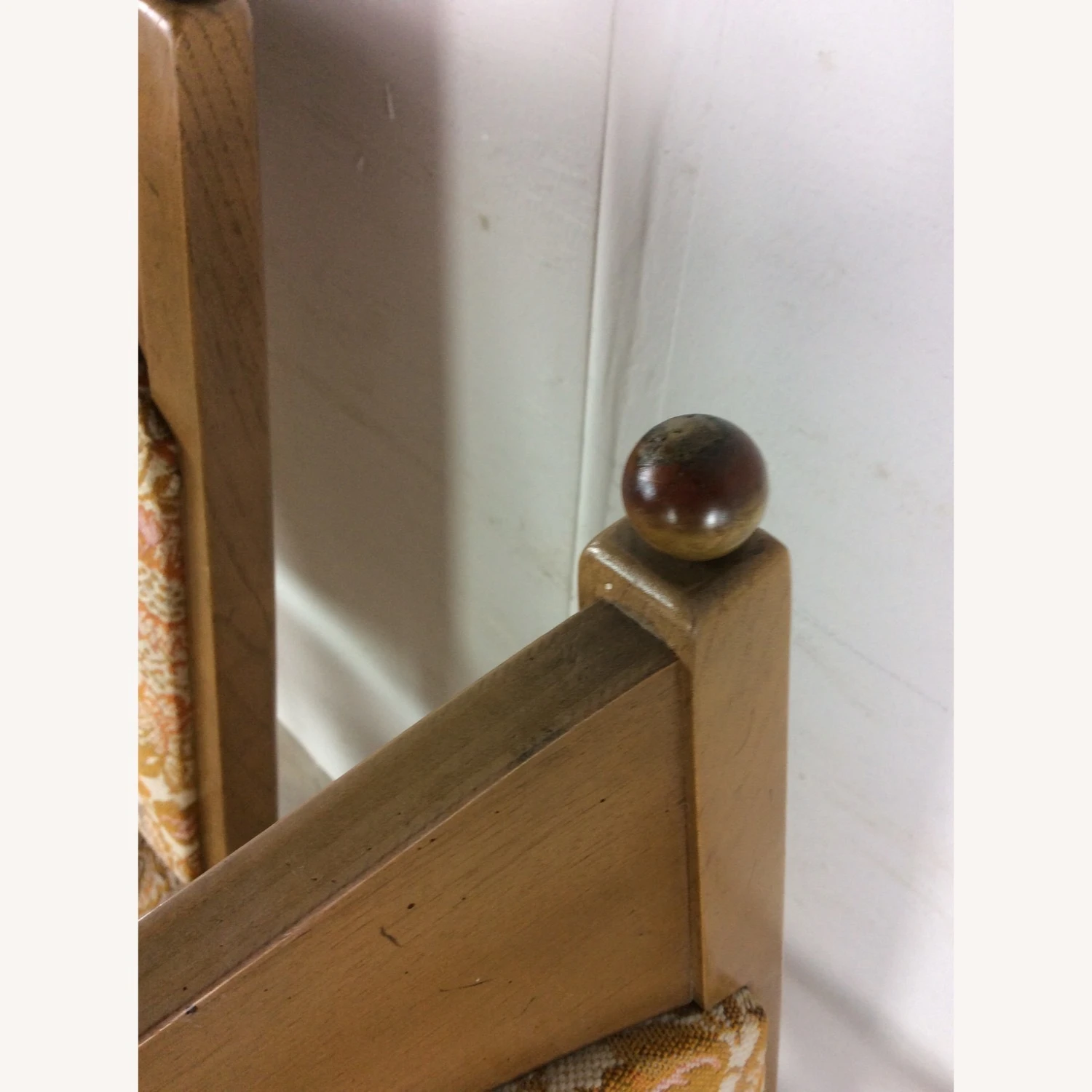 MCM Set Of 6 Dining Chairs With Vintage Upholstery 5 MCM Set Of 6 Dining Chairs With Vintage Upholstery - Image 3