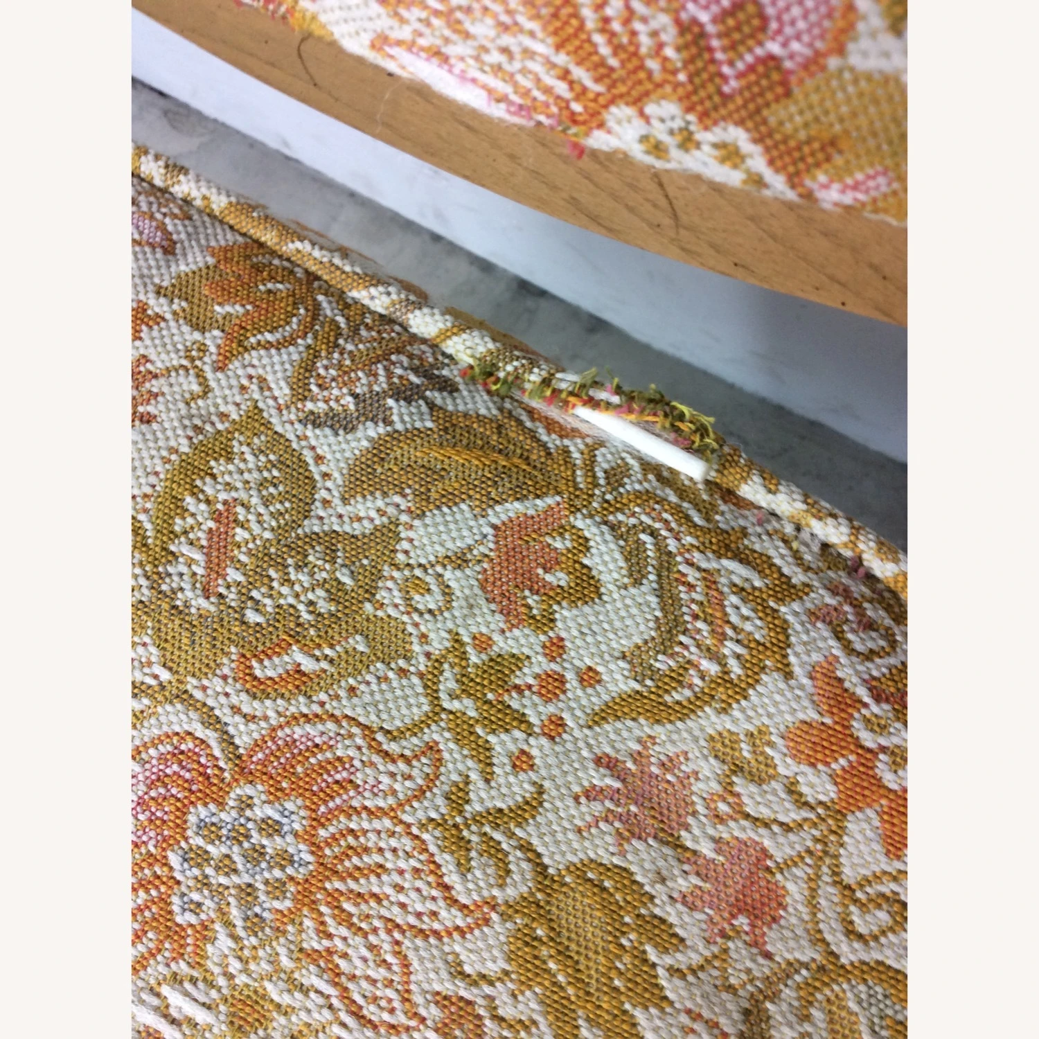 MCM Set Of 6 Dining Chairs With Vintage Upholstery 18 MCM Set Of 6 Dining Chairs With Vintage Upholstery - Image 16