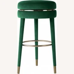 Other Counter Stool In Green Velvet & Wood Frame -Home Furnishings Store 1500 1500 frame 0 130