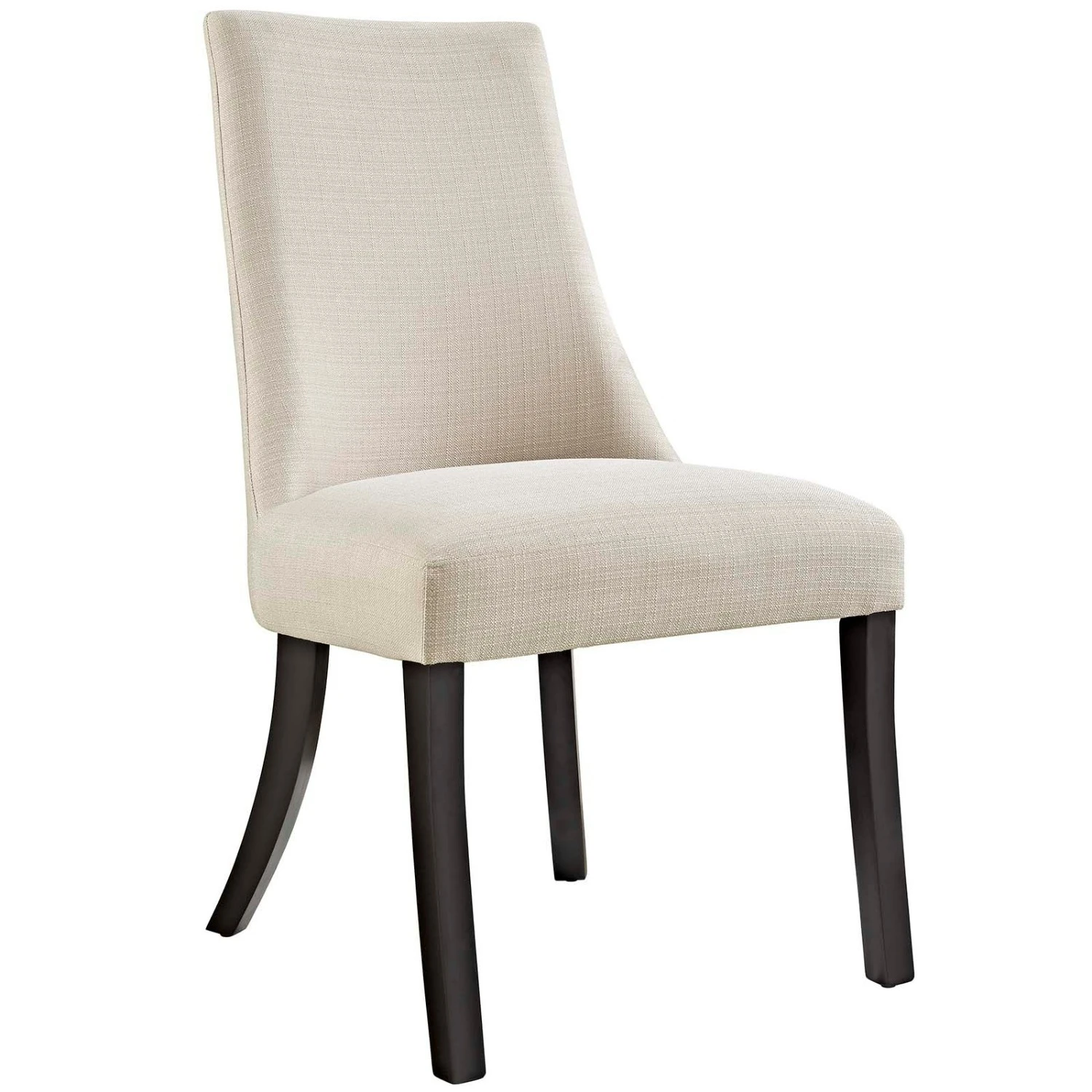 Other Dining Chair In Beige Fabric & Parawood Legs 3 Other Dining Chair In Beige Fabric & Parawood Legs