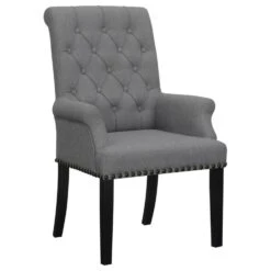 Other Dining Armchair In Grey Linen-like Fabric Finish -Home Furnishings Store 1500 1500 frame 0 1312