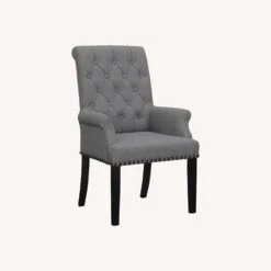 Other Dining Armchair In Grey Linen-like Fabric Finish -Home Furnishings Store 1500 1500 frame 0 1314