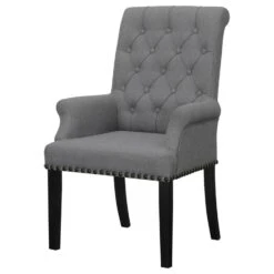 Other Dining Armchair In Grey Linen-like Fabric Finish -Home Furnishings Store 1500 1500 frame 0 1315