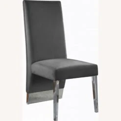 Other Dining Chair In Grey Velvet & Chrome Metal Legs 10 Other Dining Chair In Grey Velvet & Chrome Metal Legs -Home Furnishings Store 1500 1500 frame 0 1335