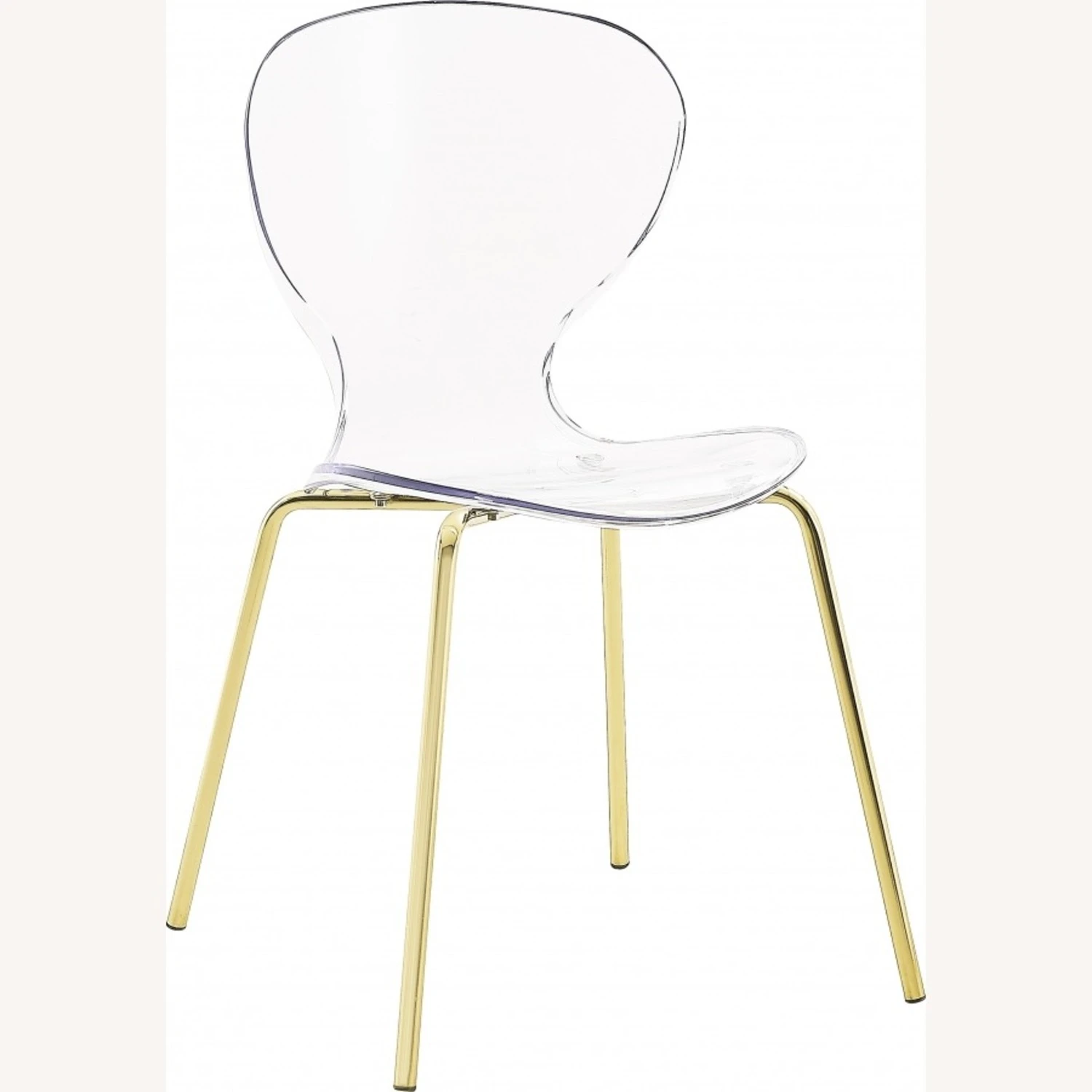 Other Dining Chair In Polycarbonate & Gold Metal Frame 5 Other Dining Chair In Polycarbonate & Gold Metal Frame - Image 3